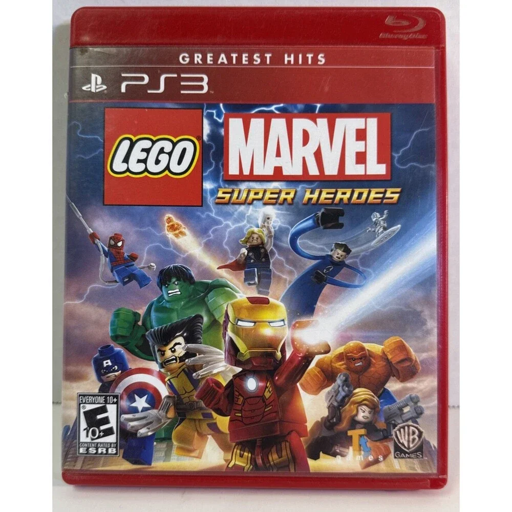 LEGO Marvel Super Heroes (Sony PlayStation 3, 2013 PS3) Greatest Hits